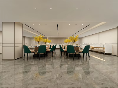 Modern Ballroom 3d model