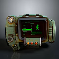 Modern game machine beep kid handheld game machine radiation 3d model