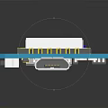GSM Communication Module Electronic Circuit Board Featuring D1 Interface And V2.10 Version