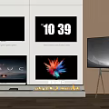 Elegant Modern Televisions In Interior Display With Wall And Stand Mounted Styles 3d model
