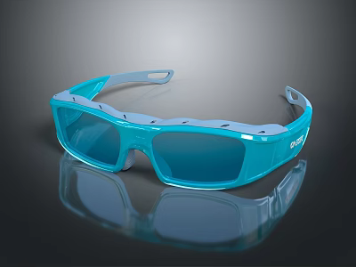 Elegant Blue Gemstone Jewelry With Shiny Design And Fashionable Luxury Appeal 3d model