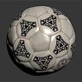 Adidas Classic Soccer Ball With Stylish Black And White Geometric Pattern For Sports Equipment