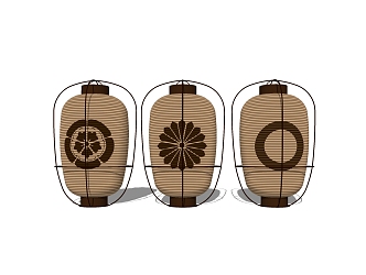 Japanese Lantern 3d model