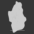 Beach Stone Rock Block Stone Beach 3d model