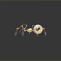 Modern machine spider robot steampunk spider robot mecha spider 3d model