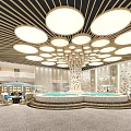 Luxury SPA Sauna Interior Design With Indoor Pool And Relaxation Lounge Areas