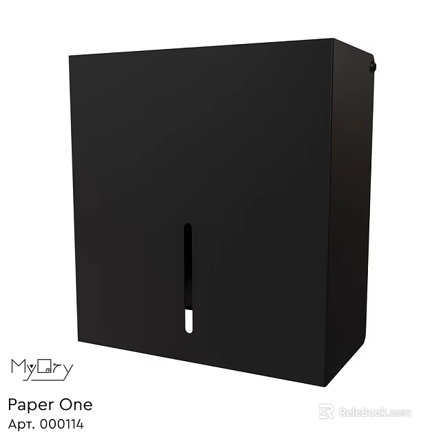 Black MyDry Tissue Dispenser For Daily Laundry And Household Use 3d model 