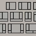 Windows Casement Windows Floor-to-ceiling Windows Balcony Windows Bay Windows 3d model