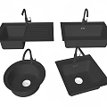 Black Kitchen Sinks With Faucet In Various Styles For Modern Kitchen
