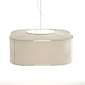 Modern Beige Fabric Shade Pendant Light With Soft Lighting And Elegant Design