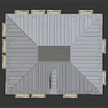 Classical Style Multi Story Residential Building With Light Facade Gray Roof And Ornate Window Design