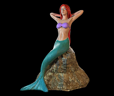 Mermaid 3d model