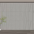 Background wall modeling wall 3d model