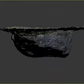 Handmade Wood And Stone Oval Decorative Bowl With Natural Rustic Texture