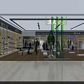 MIA TIBO Fashion Clothing Store Interior With Mannequins And Apparel Displays