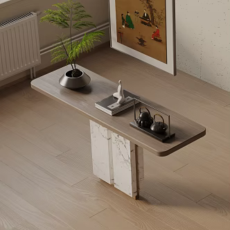Modern Entrance Cabinet 3d model