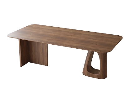 Modern Dining Table Desk Tea Table 3d model