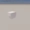 Modern White Toilet With Sleek Ceramic Design For Bathroom Interiors