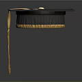 Black Graduation Cap With Gold Tassel And Classic Academic Design For Daily Use