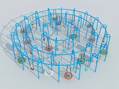 Modern Swing Internet Celebrity Round Swing 3d model Modern Swing Internet Celebrity Round Swing 3d model