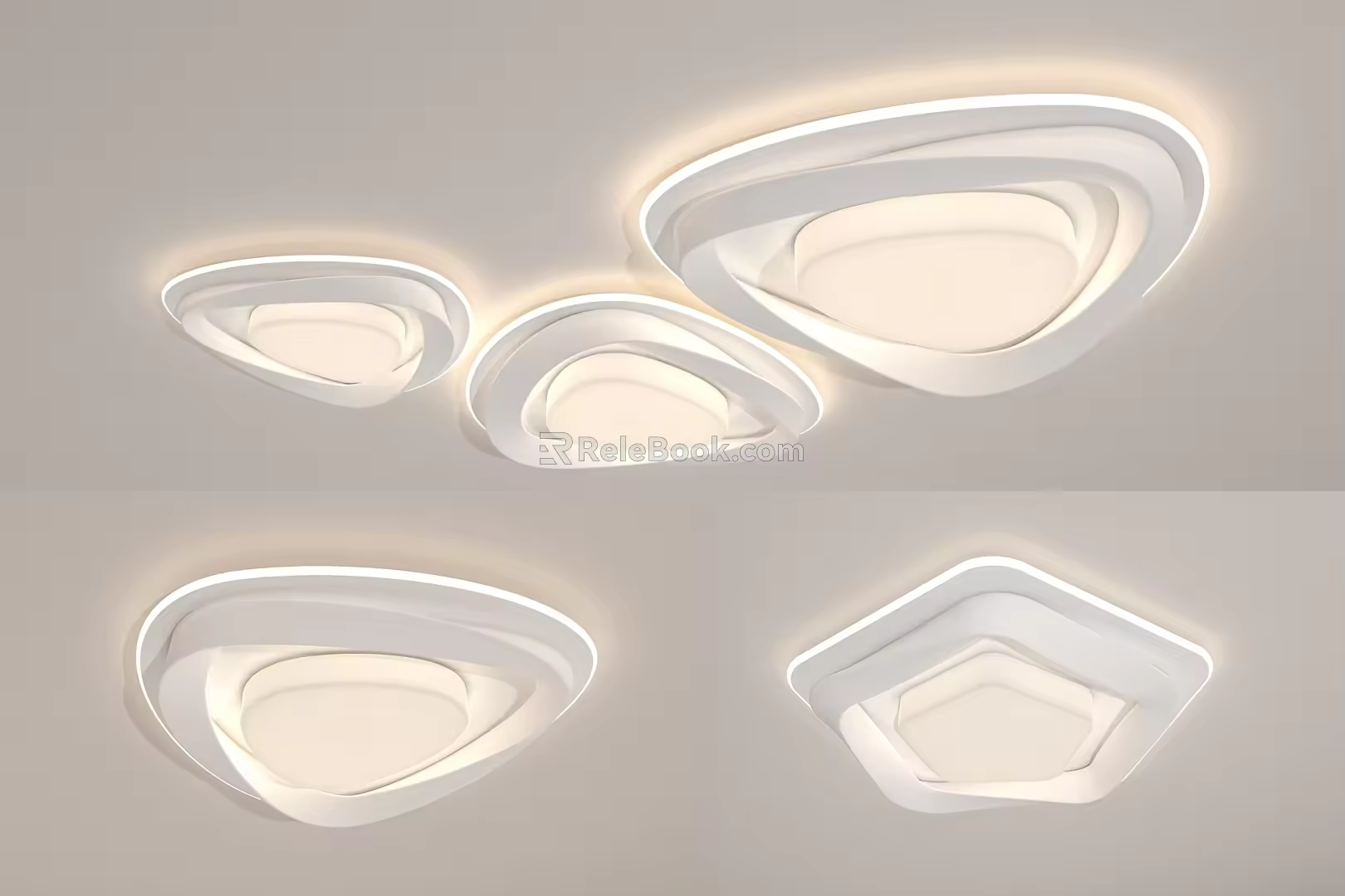 modern ceiling lamp 3d model