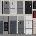 Modern Refrigerators And Freezers With Various Styles And Color Options For Home Kitchens