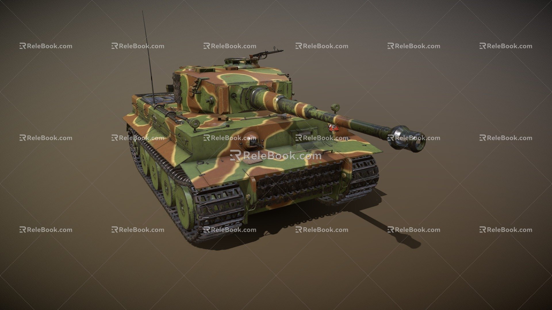 E-Tiger Tank 3d model