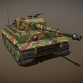 E-Tiger Tank 3d model