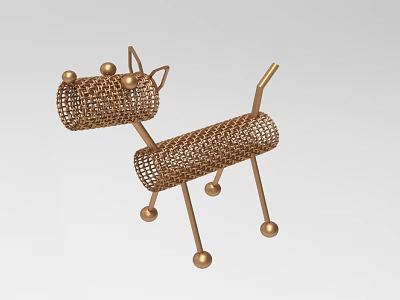 Creative animal modeling jewelry cute Nafu 1088 3d model