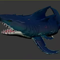 shark great white shark whale shark hammerhead shark tiger head shark man-eating shark blue shark coral red coral white coral 3d model