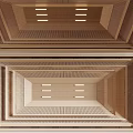 Ceiling Grille Ceiling Wooden Ceiling Special-shaped Ceiling Log Ceiling 3d model
