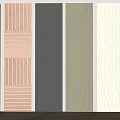 Decorative Wall Panels Featuring Various Textures Colors And Styles For Interior Design 3d model