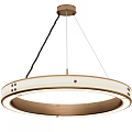 Modern Round Chandeliers With Stylish Decorative Patterns For Home Interior 3d model