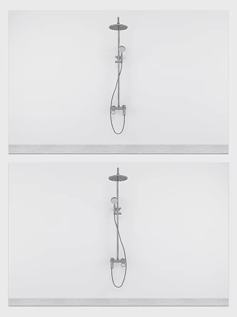 Modern Shower 3d model