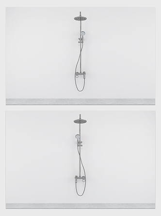 Modern Shower 3d model