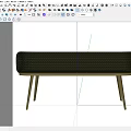 Simple Multiplayer Sofa 3d model