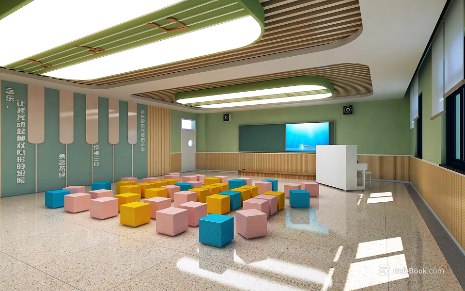 Book Art Creative Design Featuring Colorful Visual Elements And Layout Details 3d model