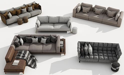 Modern Combination Sofa 3d model