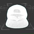 Black Baseball Cap With Pink Logo And Hand Gesture Design And Pink Trim