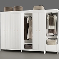 Modern Other idaas IKEA idanes wardrobe Scandinavia 3d model