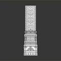 Columns Stone Columns Stone Columns Old Columns Roman Columns Roman Columns Classical Columns Greek Columns 3d model