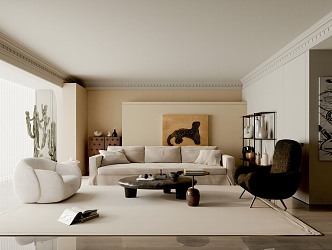 Living room 3d model