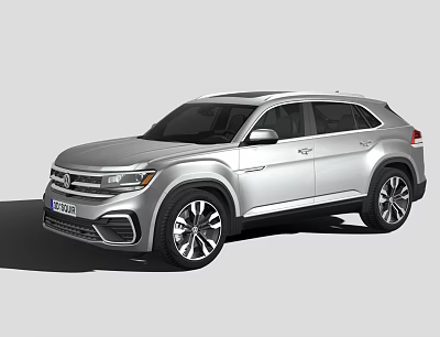 Silver Modern SUV With Sleek Design Alloy Wheels And Family Friendly Urban Features 3d model