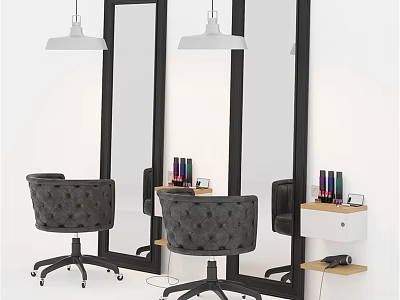 Medical Equipment For Dental Clinic Including Treatment Chair Mirror And Supplies Shelf 3d model