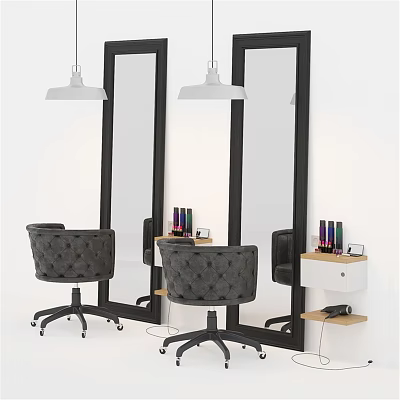 Medical Equipment For Dental Clinic Including Treatment Chair Mirror And Supplies Shelf 3d model
