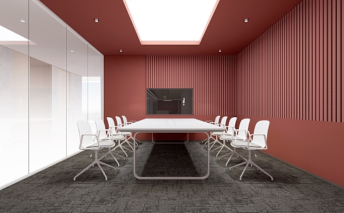 Modern Meeting Room Meeting Room Negotiation Room 3d model