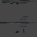 Weapon carbine 3d model