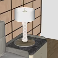 Table lamp table lamp side 3d model