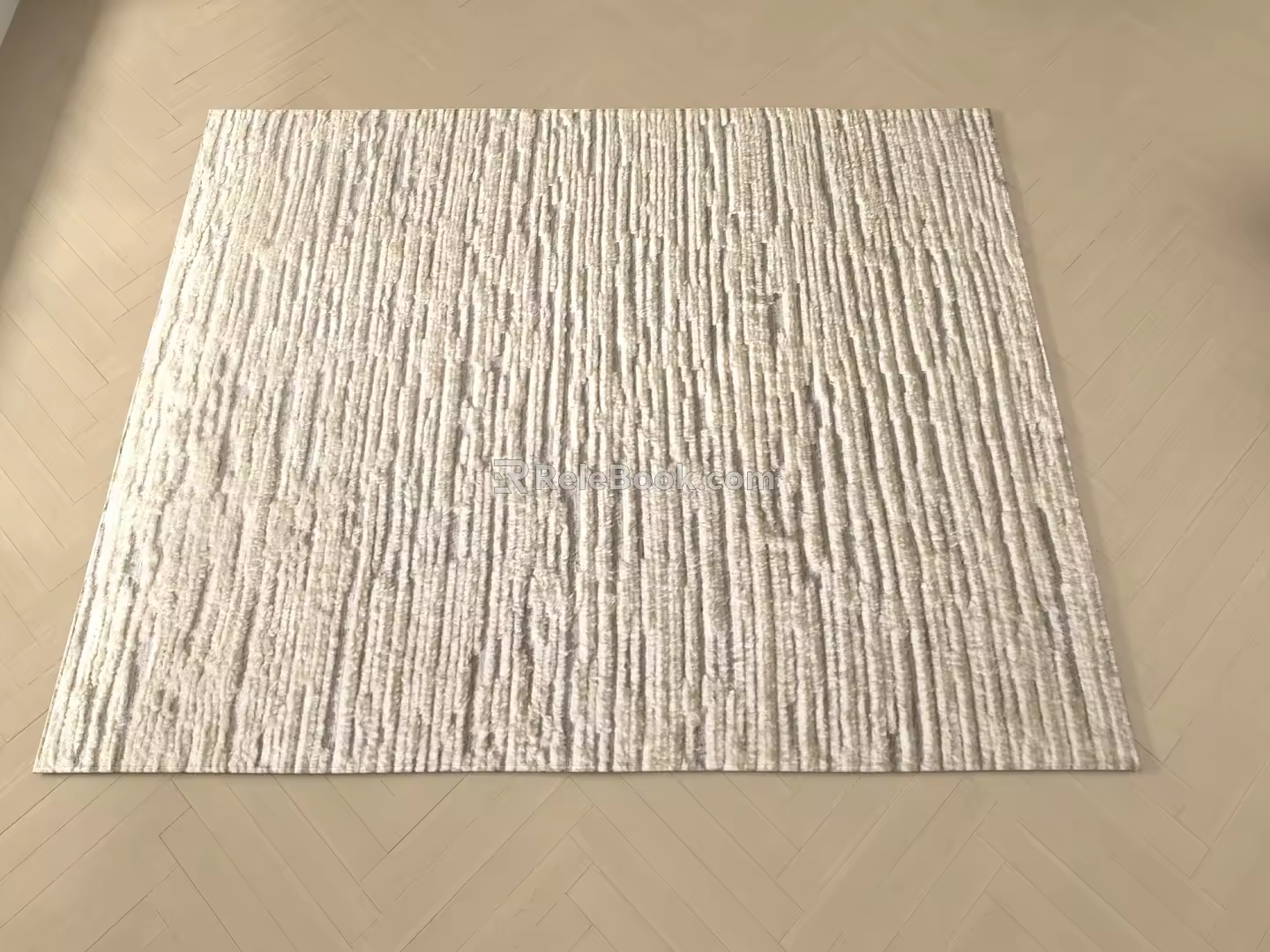 Square carpet 3d model