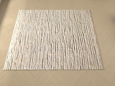 Square carpet 3d model